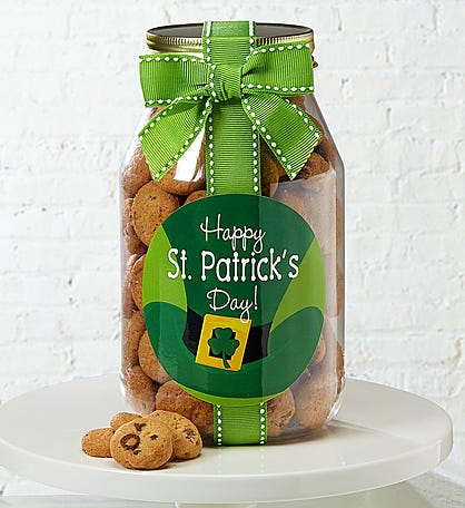 Happy St Patrick's Day! Chocolate Chip Cookie Jar